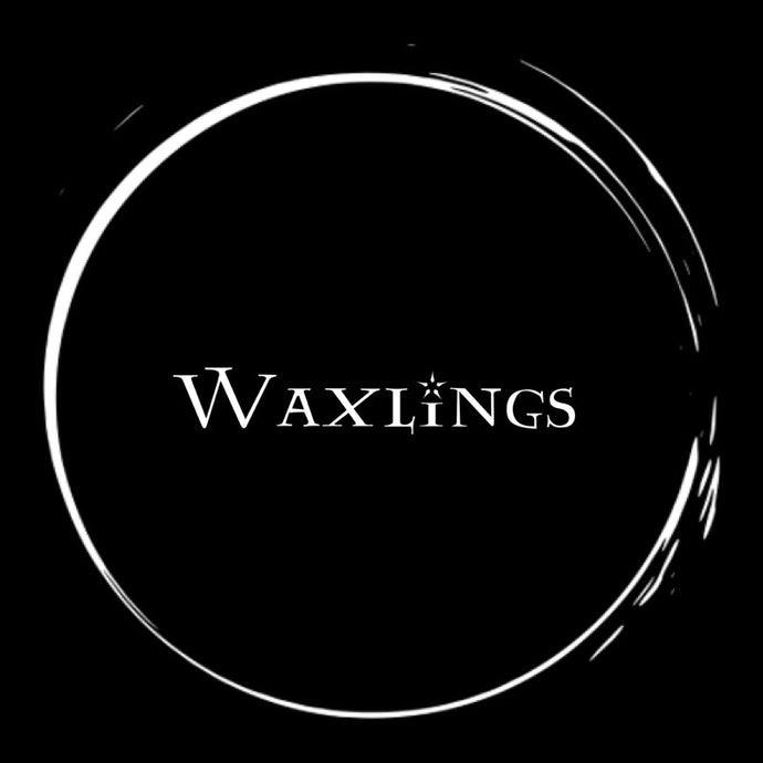 White on black Waxl;ings Logo Gift Card